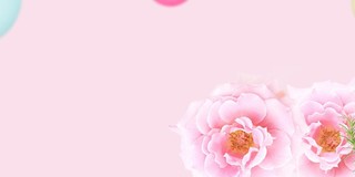 时尚粉色花朵服饰内衣衣服服装店宣传海报背景